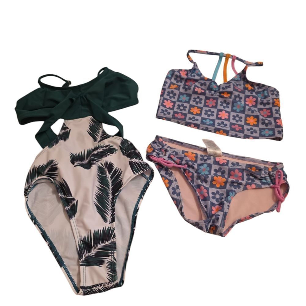 Kids Swimwear Set - Green, Multicolor
